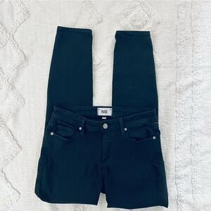 Paige black ankle jeans